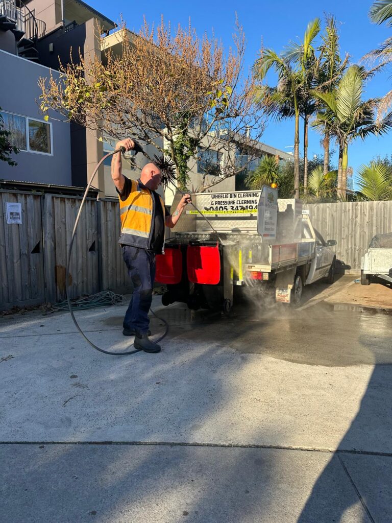 childcare centre bin cleaning